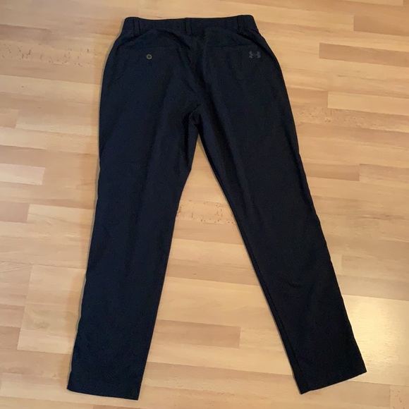 Men’s cropped UA golf pant black - Picture 3 of 4